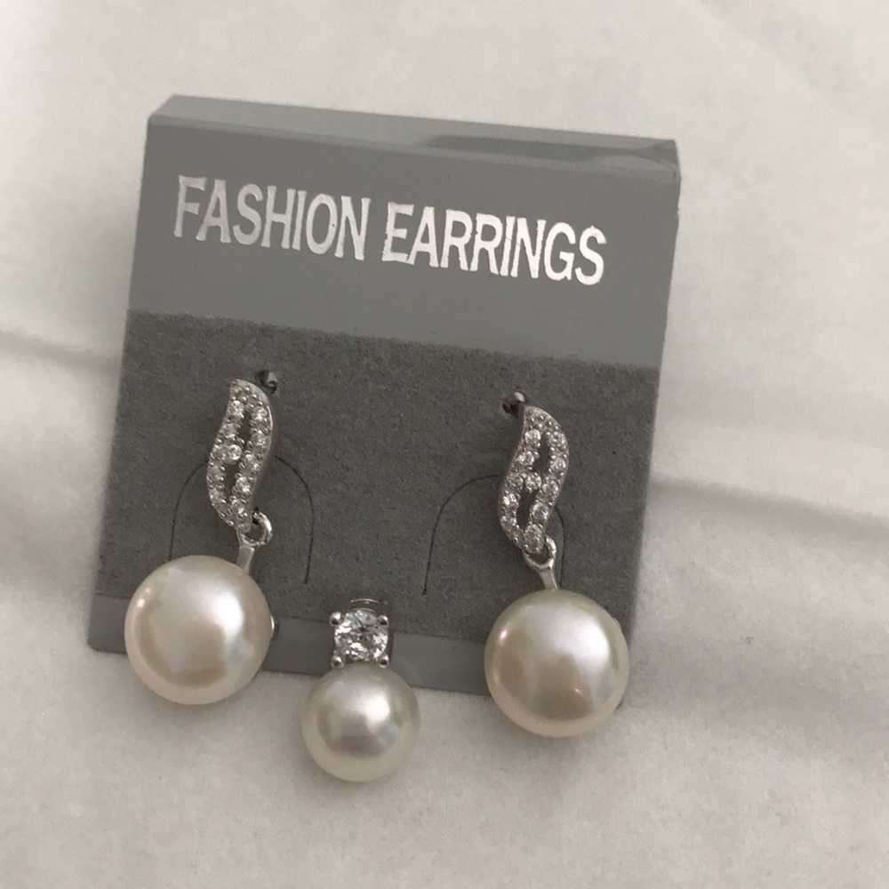 Sterling silver 925 cubic zirconia set